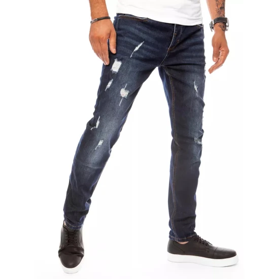 Tamsiai mėlyni džinsai vyrams Lelor UX3810