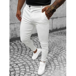 Klasikinės baltos kelnės Leter