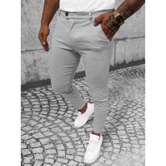 Klasikinės pilkos kelnės Leter O/P4049