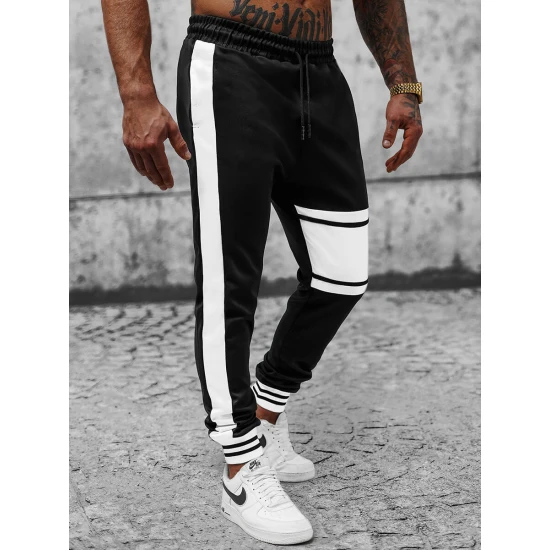 Juodos laisvalaikio kelnės vyrams Bomet JS/8K179