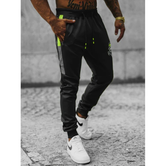 Vyriškos juodos laisvalaikio kelnės Liter JS/K10250