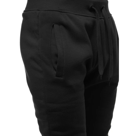 Vyriškos juodos laisvalaikio kelnės Resol JS/XW01/1