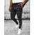 Black men's chino trousers
