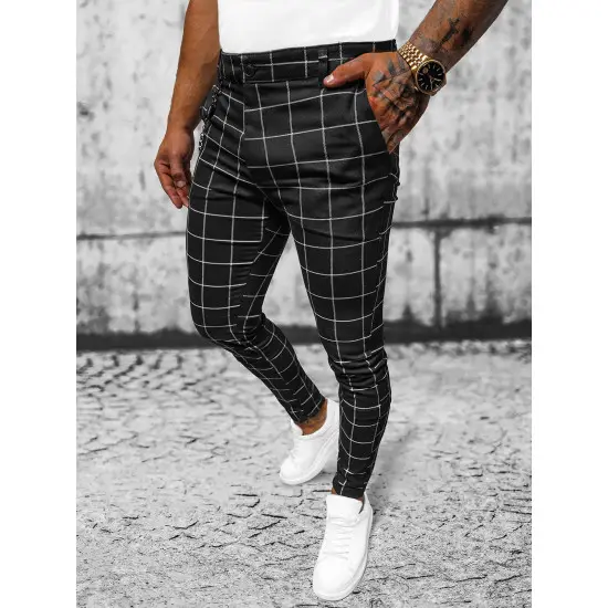 Juodos vyriškos kelnės Chino DJ/550174