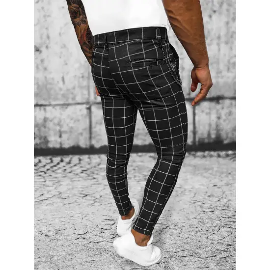Juodos vyriškos kelnės Chino DJ/550174