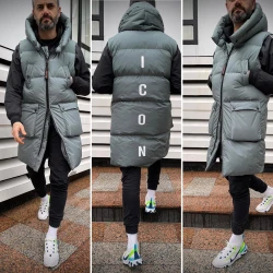 Melsva vyriška liemenė su gobtuvu Fegol