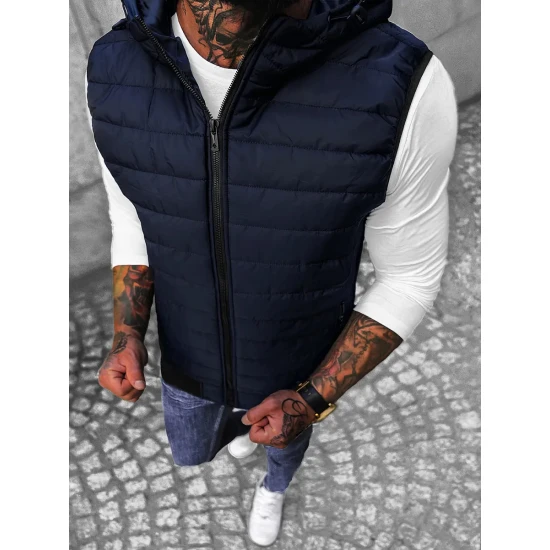 Vyriška tamsiai mėlyna liemenė Minel JS/MY88Z