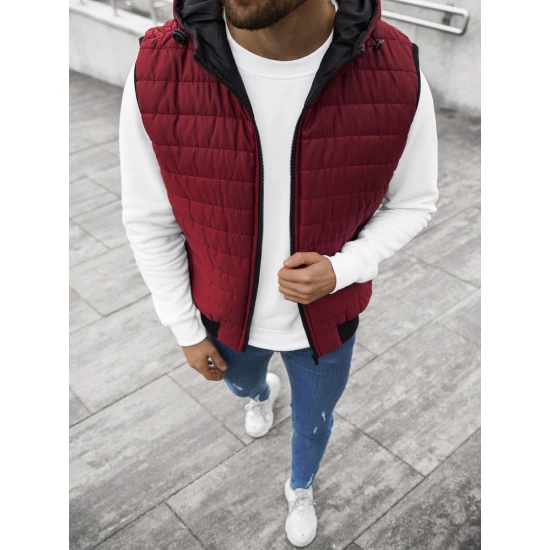 Vyriška bordo liemenė Minel JS/MY88Z