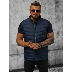 Vyriška tamsiai mėlyna liemenė Piko