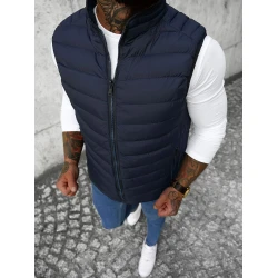 Vyriška tamsiai mėlyna liemenė Piko