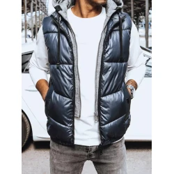 Vyriška tamsiai mėlynos spalvos liemenė Viko