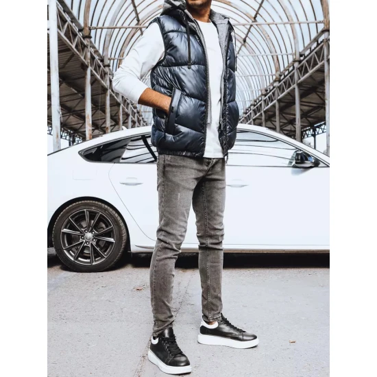 Vyriška tamsiai mėlynos spalvos liemenė Viko TX4141