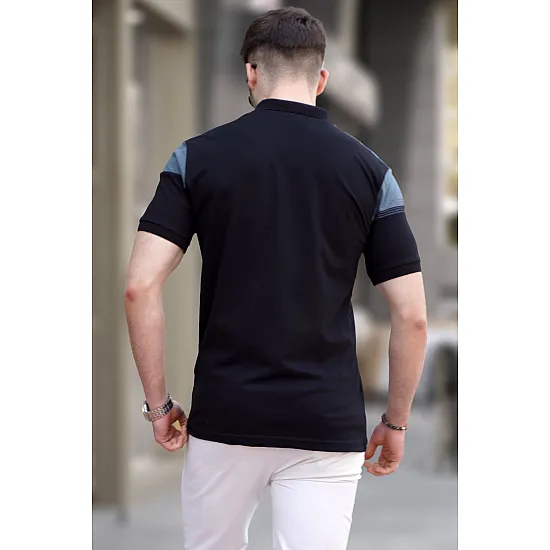 Juodi vyriški polo marškinėliai Albert PK5855 Premium