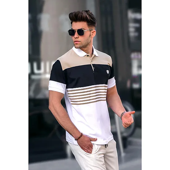 Vyriški balti - rudi marškinėliai Eken PK5865 Premium