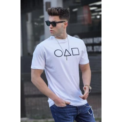 Vyriški balti marškinėliai Game