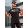 Vyriški juodi marškinėliai Geoffrey PK5372 Premium