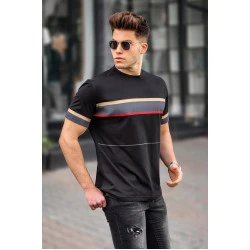 Vyriški juodi marškinėliai Geoffrey