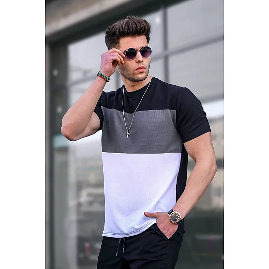 Juodi vyriški marškinėliai Rolo PK5826 Premium