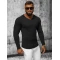Juodas vyriškas megztinis Gozil