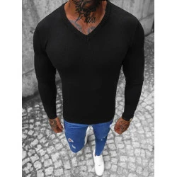 Juodas vyriškas megztinis Gozil