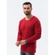 Vyriškas raudonas megztinis Tuver E195