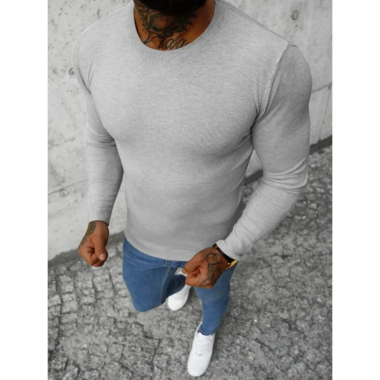 Pilkas megztinis vyrams Zadal NB/MMB602/2