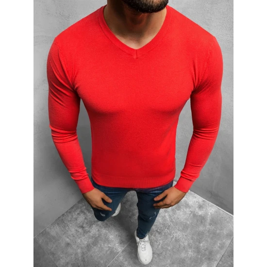 Vyriškas megztukas raudonos spalvos Robi TMK/YY03/5