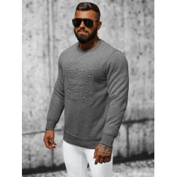 Vyriškas pilkas megztinis Italy