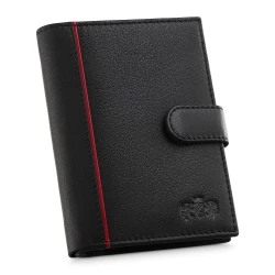 Pinignė odinė juoda Gaser