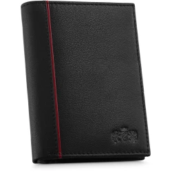 Pinignė odinė juoda Moter