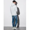 Gray sweater with a hood Vytis B1154 Premium