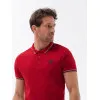 Raudoni polo marškinėliai Karol V3 S1635