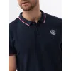 Tamsiai mėlyni polo marškinėliai Karol V5 S1635
