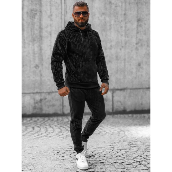 Juodas vyriškas sportinis komplektas Lirom O/3A81