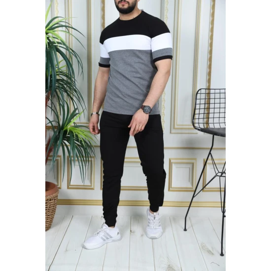 Sportinis komplektas juoda - tamsiai pilka Rader PK3011 Premium