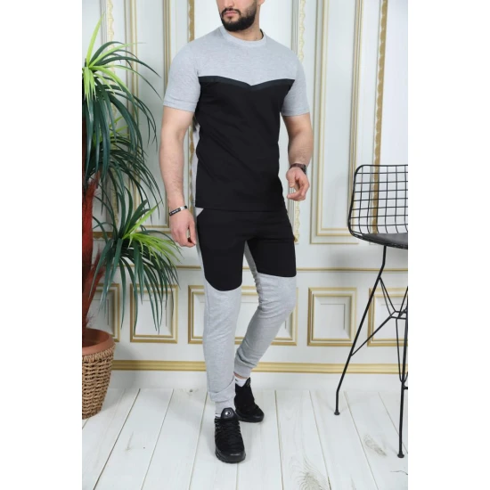 Sportinis komplektas pilka - juoda Karter PK3010 Premium