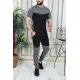 Sportinis komplektas tamsiai pilka - juoda Karter PK3010 Premium