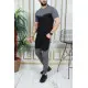 Sportinis komplektas tamsiai pilka - juoda Karter PK3010 Premium