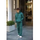 Žalias vyriškas sportinis kostiumas PK3017 Premium