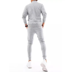 Šviesiai pilkos spalvos vyriškas sportinis komplektas Tuler