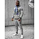 Pilkas vyriškas sportinis komplektas Star JS/8C59/2