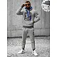 Pilkas vyriškas sportinis komplektas Star JS/8C59/2