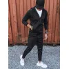 Juodas vyriškas sportinis komplektas Eran AX0620