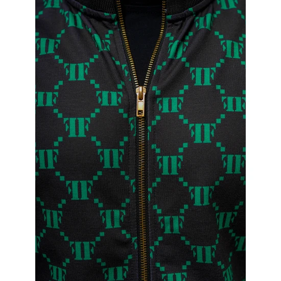 Juoda - žalia vyriškas komplektas Oran O/12136 Premium