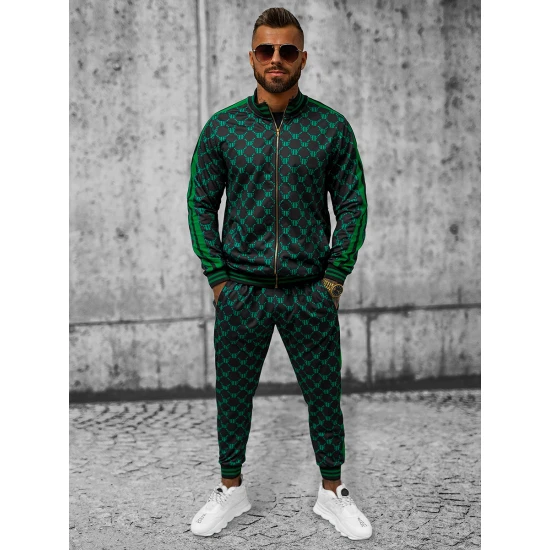 Juoda - žalia vyriškas komplektas Oran O/12136 Premium