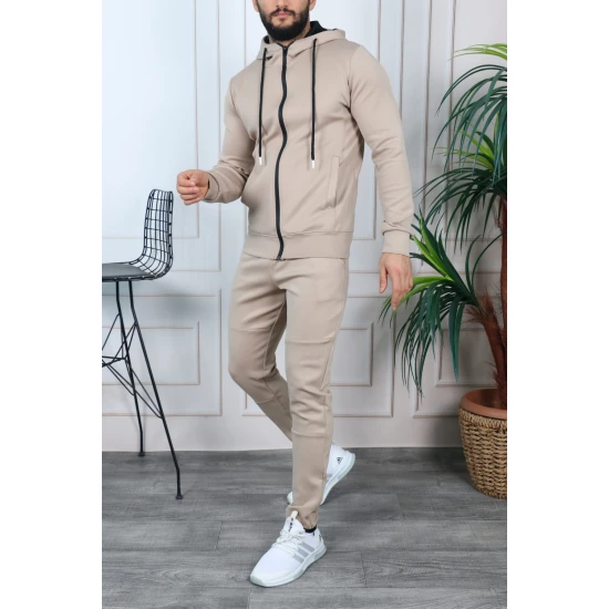 Rusvas vyriškas sportinis komplektas Neril PK3002 Premium