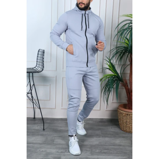 Pilkas vyriškas sportinis komplektas Neril PK3002 Premium