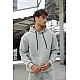 Light Grey men's hooded set Agero PK3024 Premium