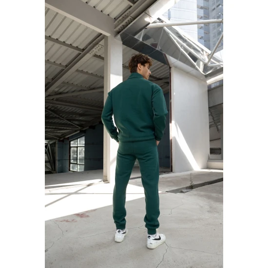 Tamsiai žalias vyriškas komplektas Gerol PK3022 Premium