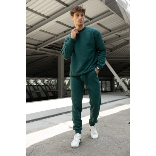 Tamsiai žalias vyriškas komplektas Lipo PK3023 Premium